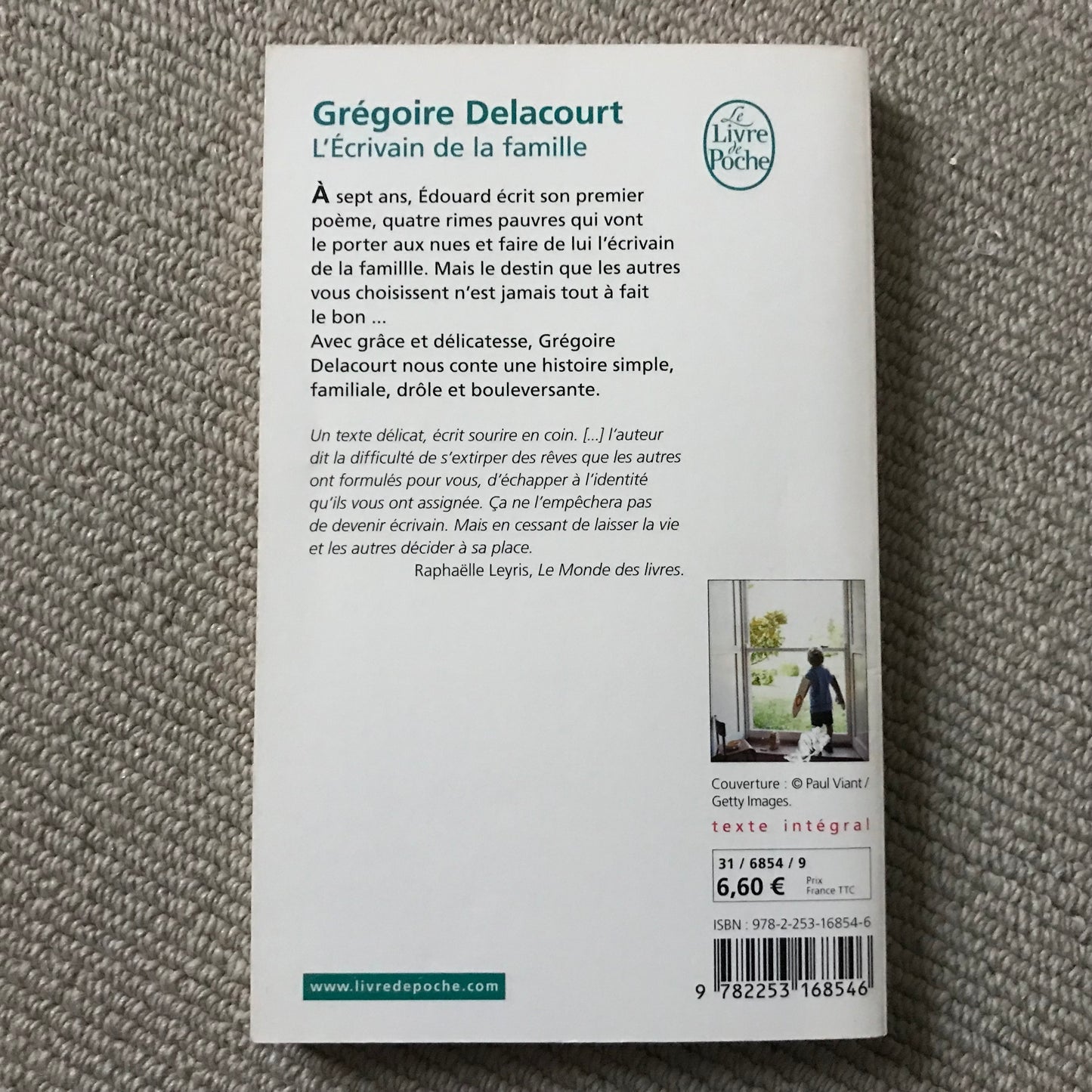 Delacourt, Grégoire - L’écrivain de la famille