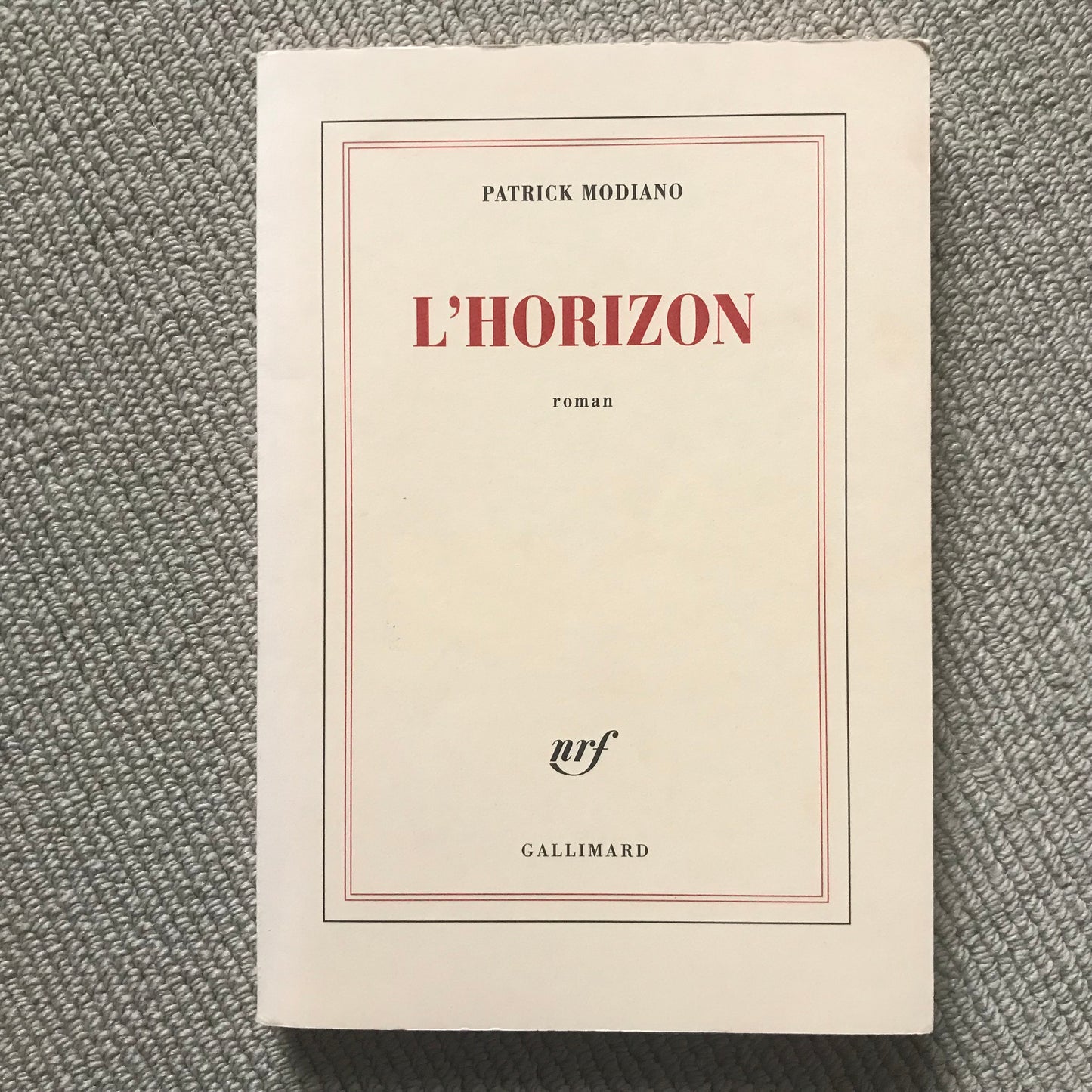 Modiano, Patrick - L’horizon