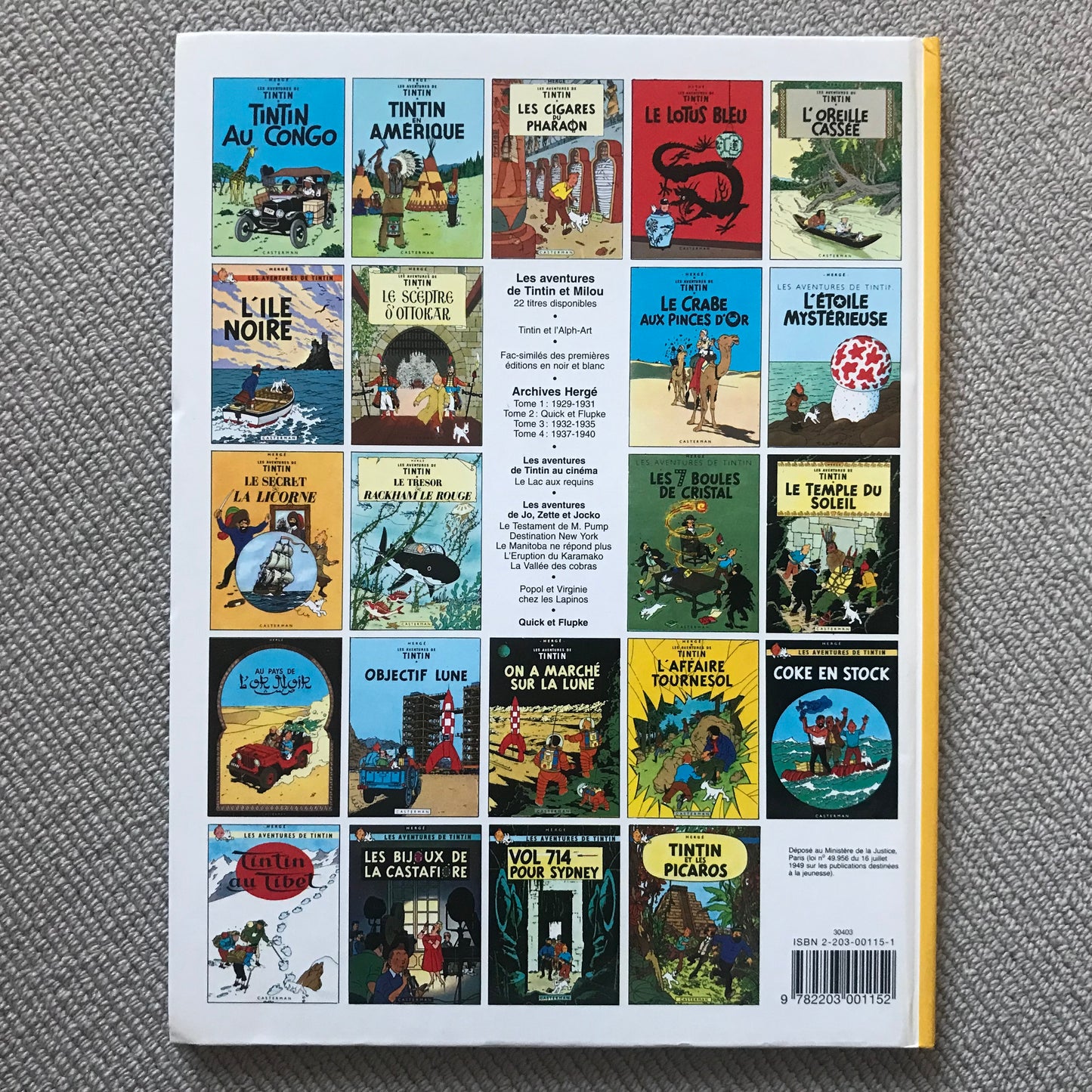 Tintin T16, Objectif Lune - Hergé