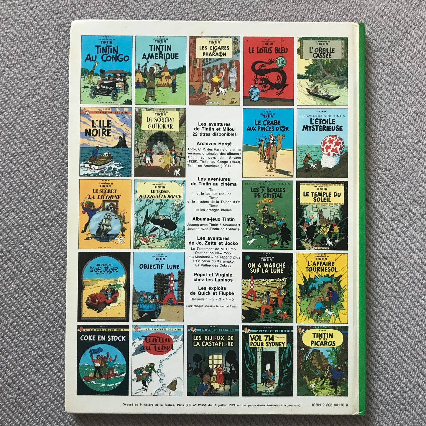 Tintin T17, On a marché sur la Lune - Hergé