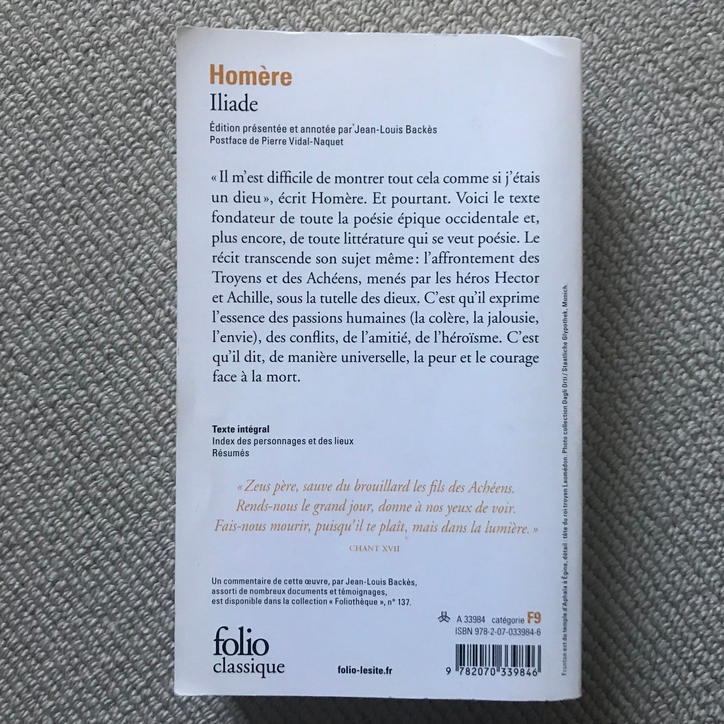 Homère - Iliade