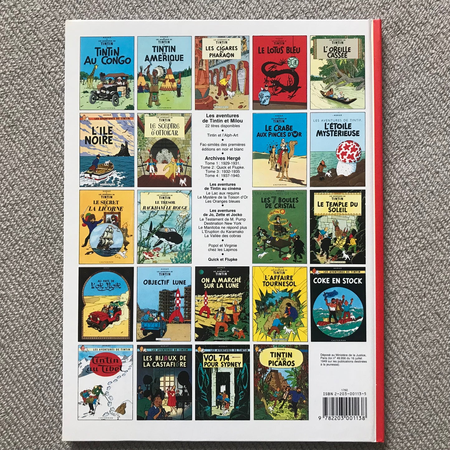 Tintin T14, Le temple du soleil - Hergé