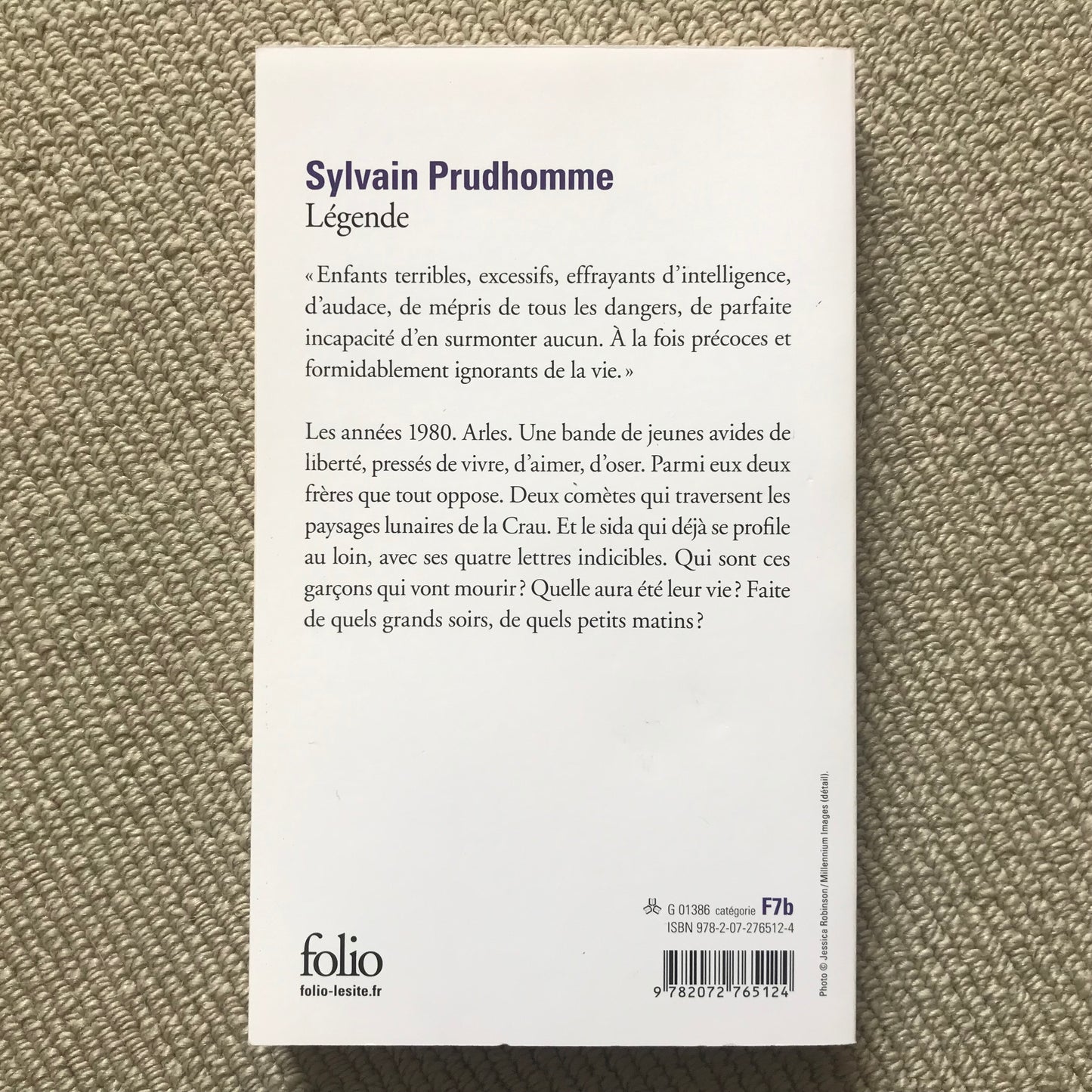 Prudhomme, Sylvain - Légende