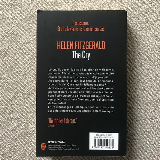 Fitzgerald, Helen - The cry