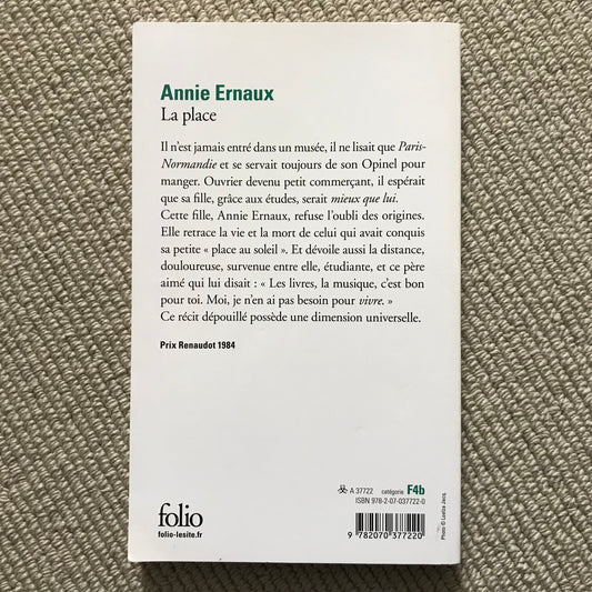 Ernaux, Annie - La place