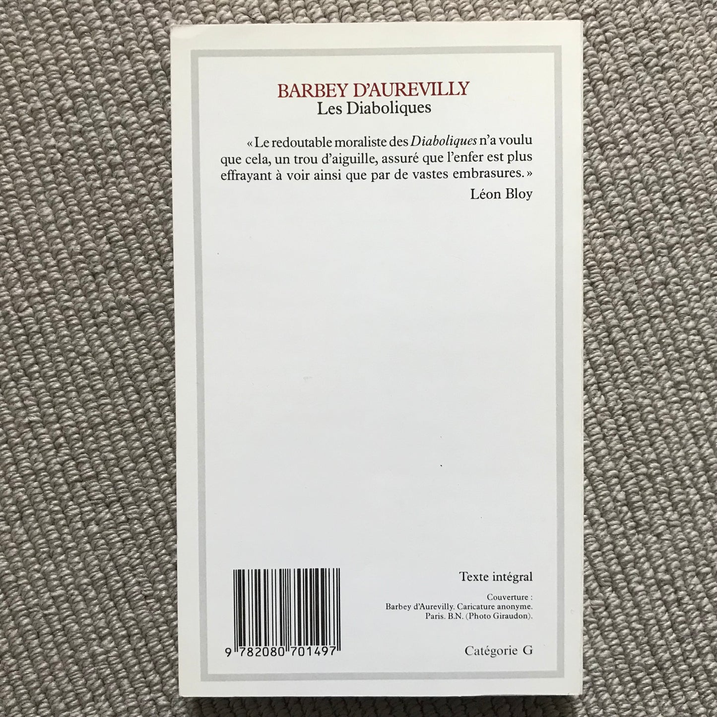 Barbey d’Aurevilly, Jules - Les diaboliques