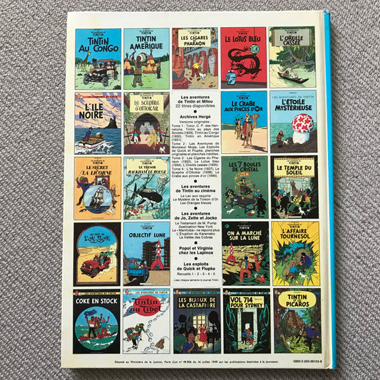 Tintin T04, Les cigares du pharaon - Hergé