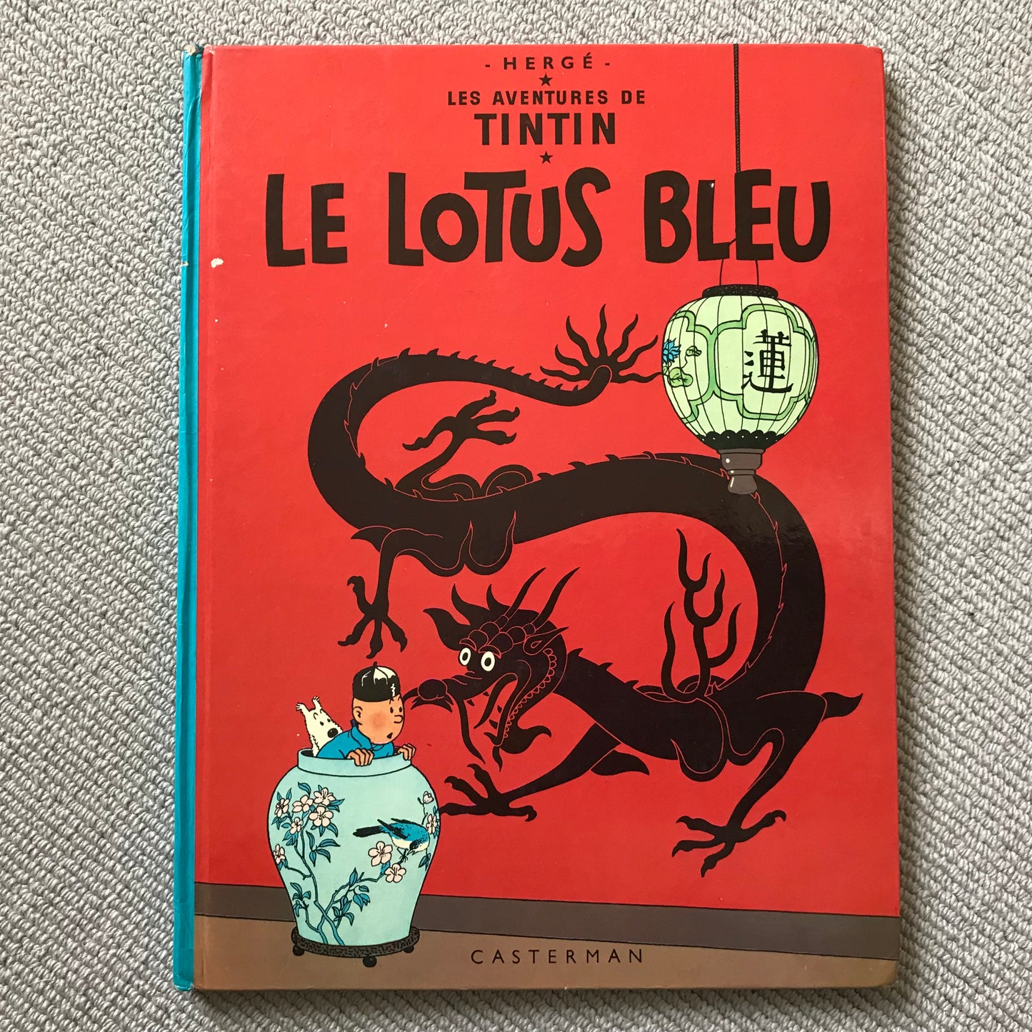 Tintin T05, Le lotus bleu - Hergé