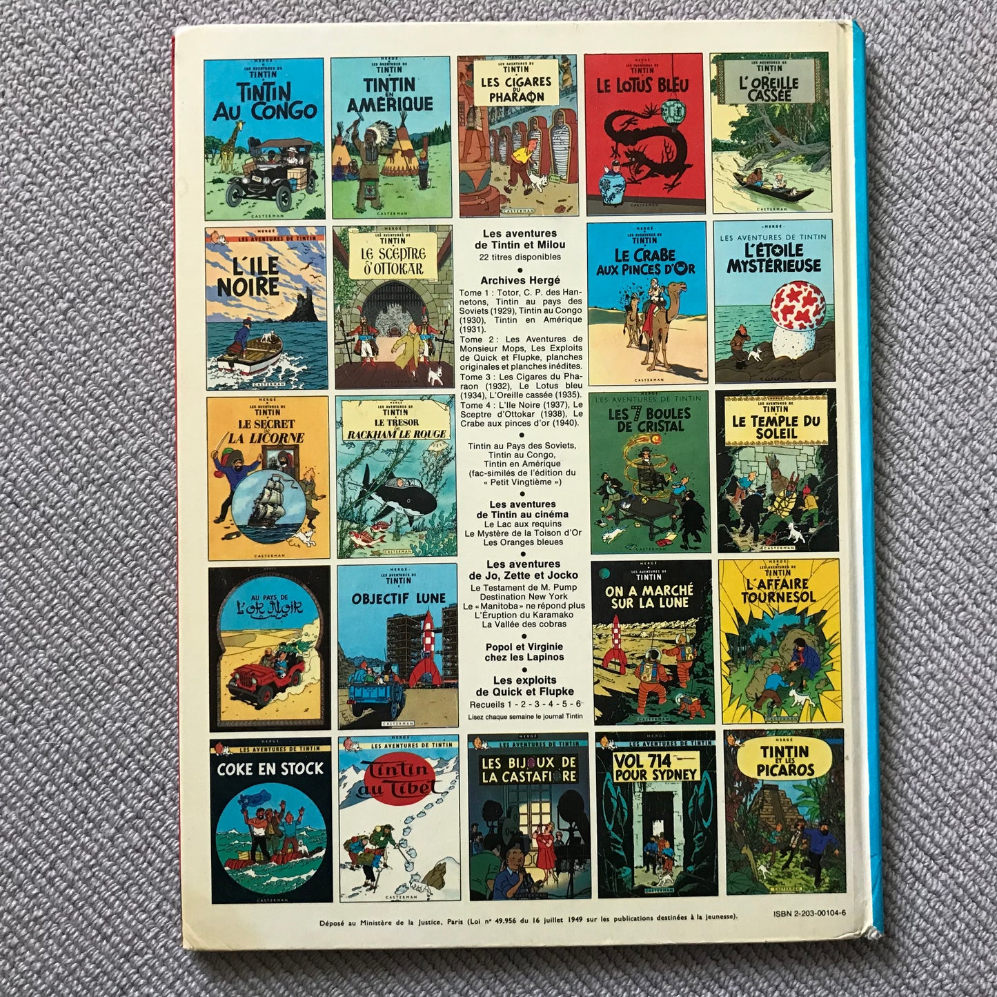 Tintin T05, Le lotus bleu - Hergé