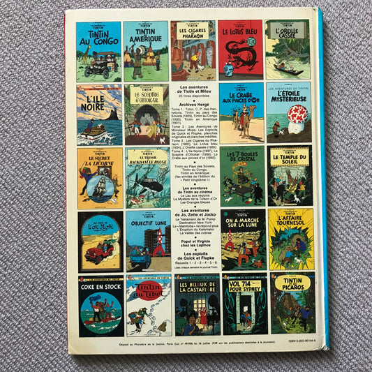 Tintin T05, Le lotus bleu - Hergé
