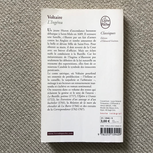 Voltaire - L’ingénu
