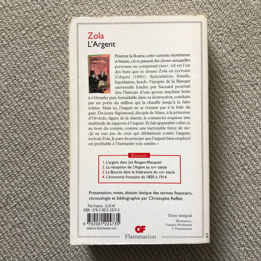 Zola, Emile - L’argent