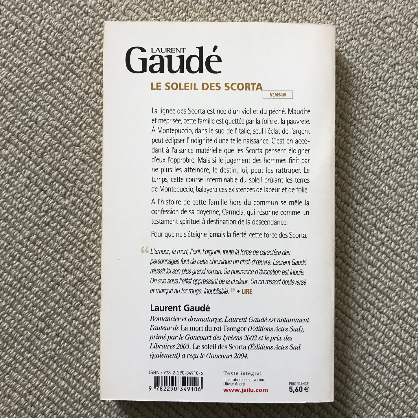 Gaudé, Laurent - Le soleil des Scorta
