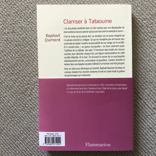 Quenard, Raphaël - Clamser à Tataouine