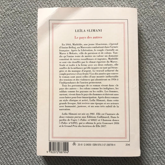 Slimani, Leïla - Le pays des autres