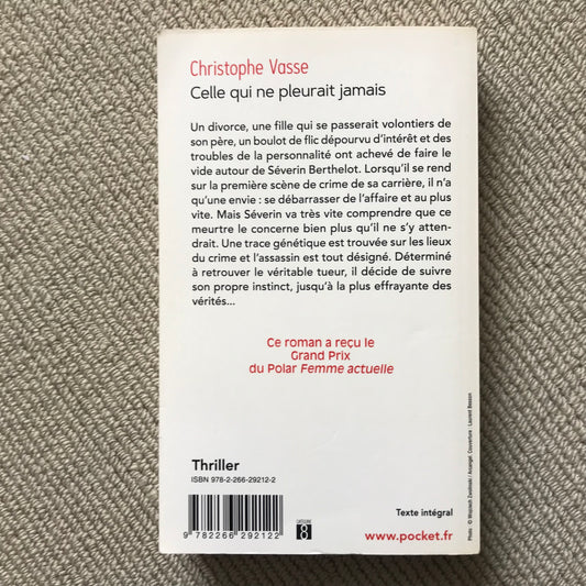 Vasse, Christophe - Celle qui ne pleurait jamais