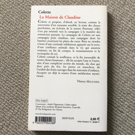 Colette - La maison de Claudine