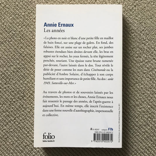 Ernaux, Annie - Les années