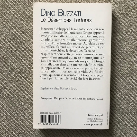 Buzzati, Dino - Le désert des tartares