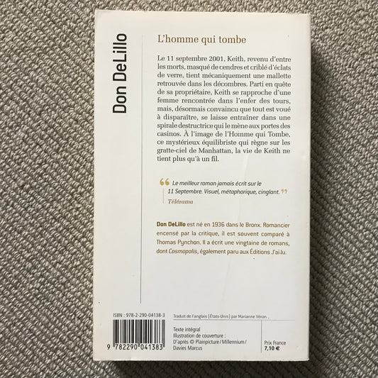 DeLillo, Don - Lhomme qui tombe