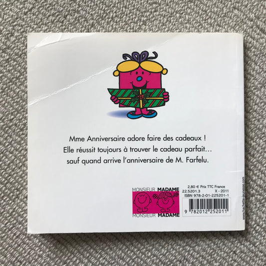 Monsieur Madame, Mme Anniversaire - Hargreaves R.