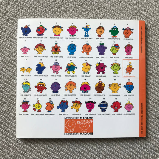 Monsieur Madame, Mme Pourquoi - Hargreaves R.