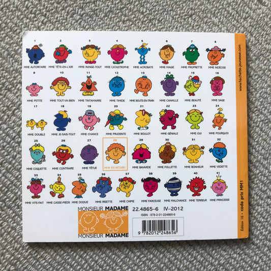 Monsieur Madame, Mme En retard - Hargreaves R.