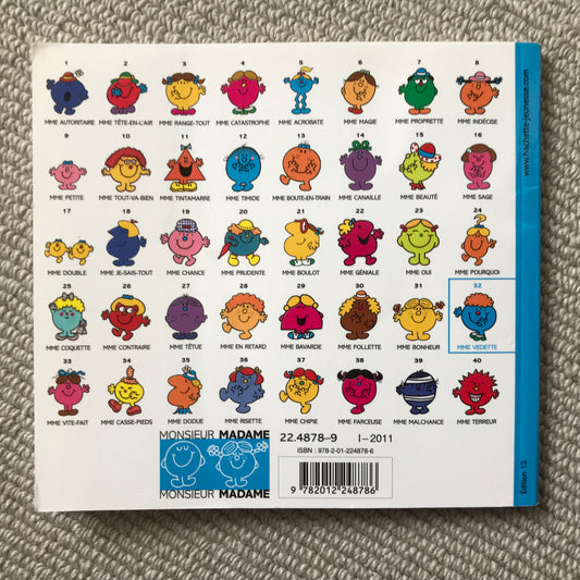 Monsieur Madame, Mme Vedette - Hargreaves R.