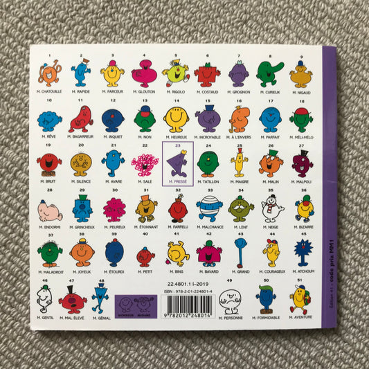 Monsieur Madame, M. Pressé - Hargreaves R.