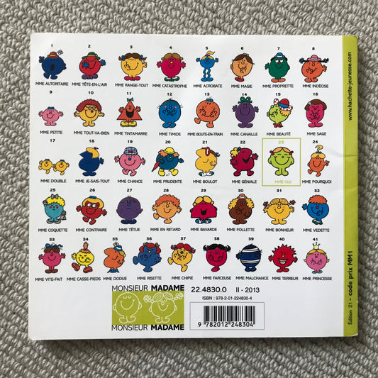 Monsieur Madame, Mme Oui - Hargreaves R.