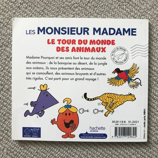 Monsieur Madame, Le tour du monde des animaux - Hargreaves R.