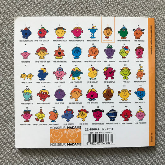 Monsieur Madame, Mme Magie - Hargreaves R.