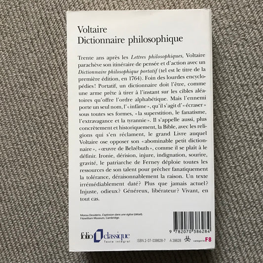 Voltaire - Dictionnaire philosophique