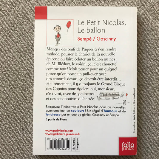 Goscinny & Sempé - Le Petit Nicolas, le ballon
