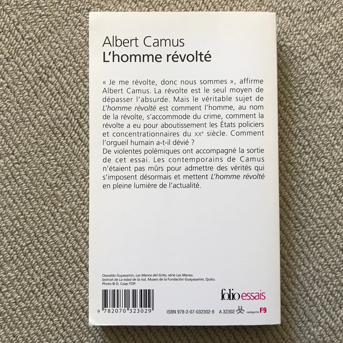 Camus, Albert - L’homme révolté