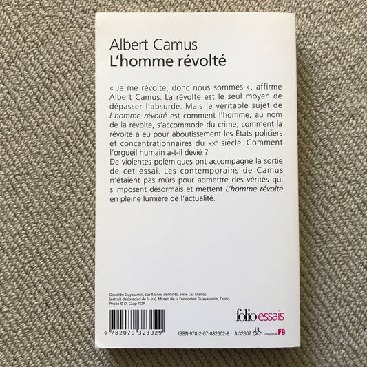 Camus, Albert - L’homme révolté