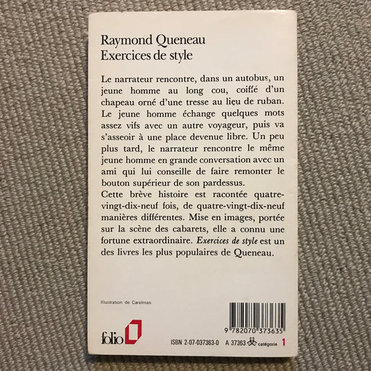 Queneau, Raymond - Exercices de style