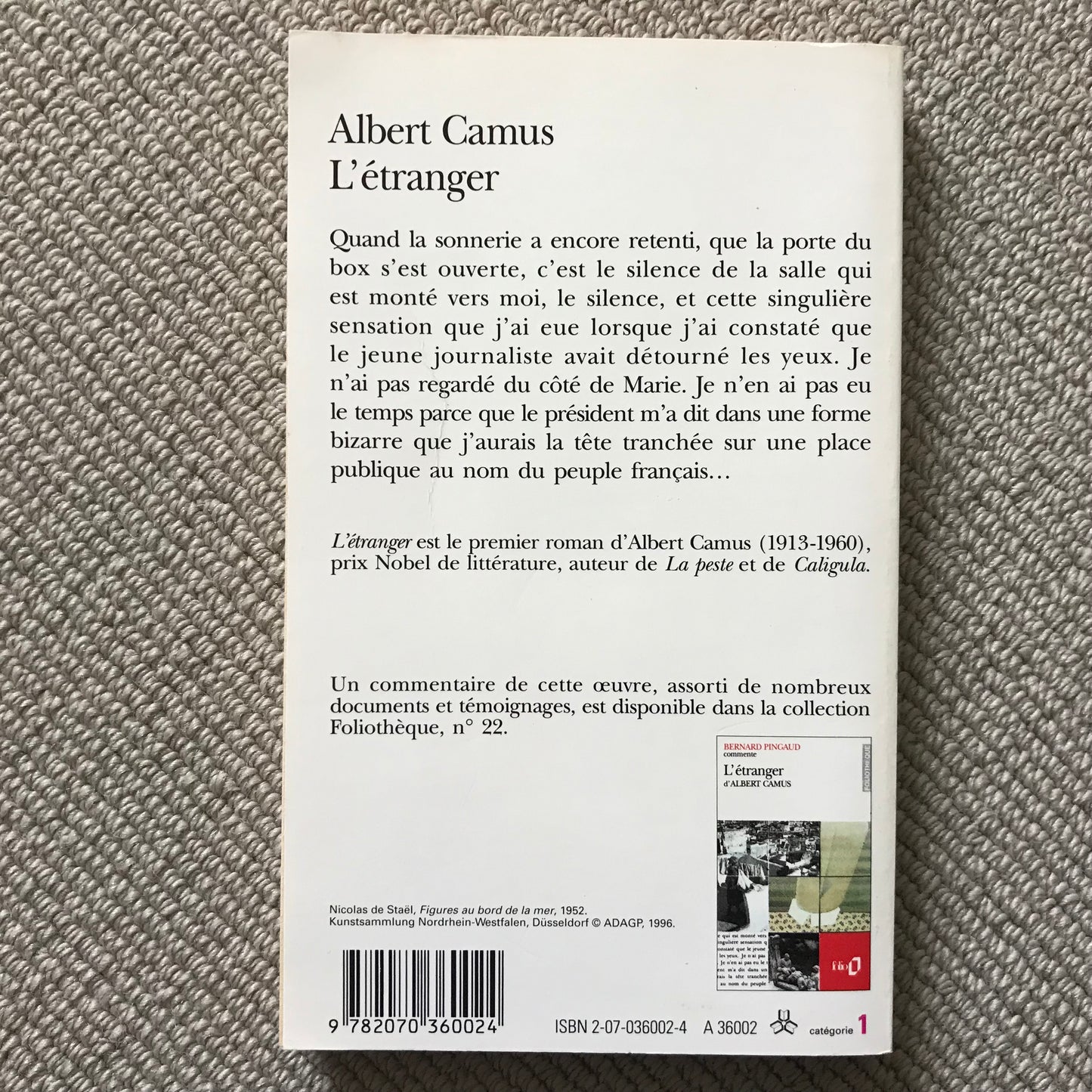 Camus, Albert - L’étranger