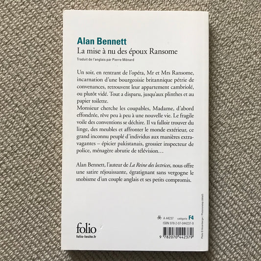 Bennett, Alan - La mise à nu des époux Ransome