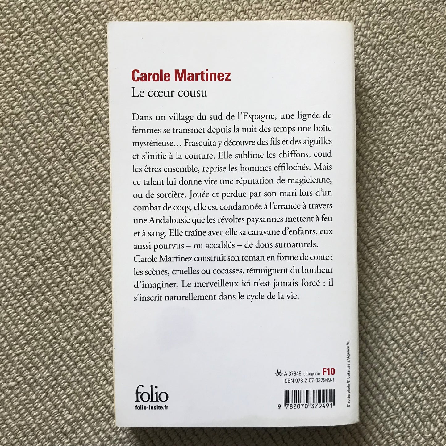 Martinez, Carole - Le cœur cousu