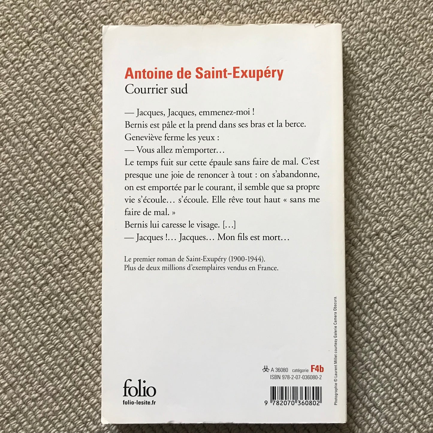 Saint-Exupéry de, Antoine - Courrier sud