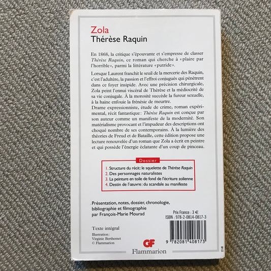 Zola, Emile - Thérèse Raquin