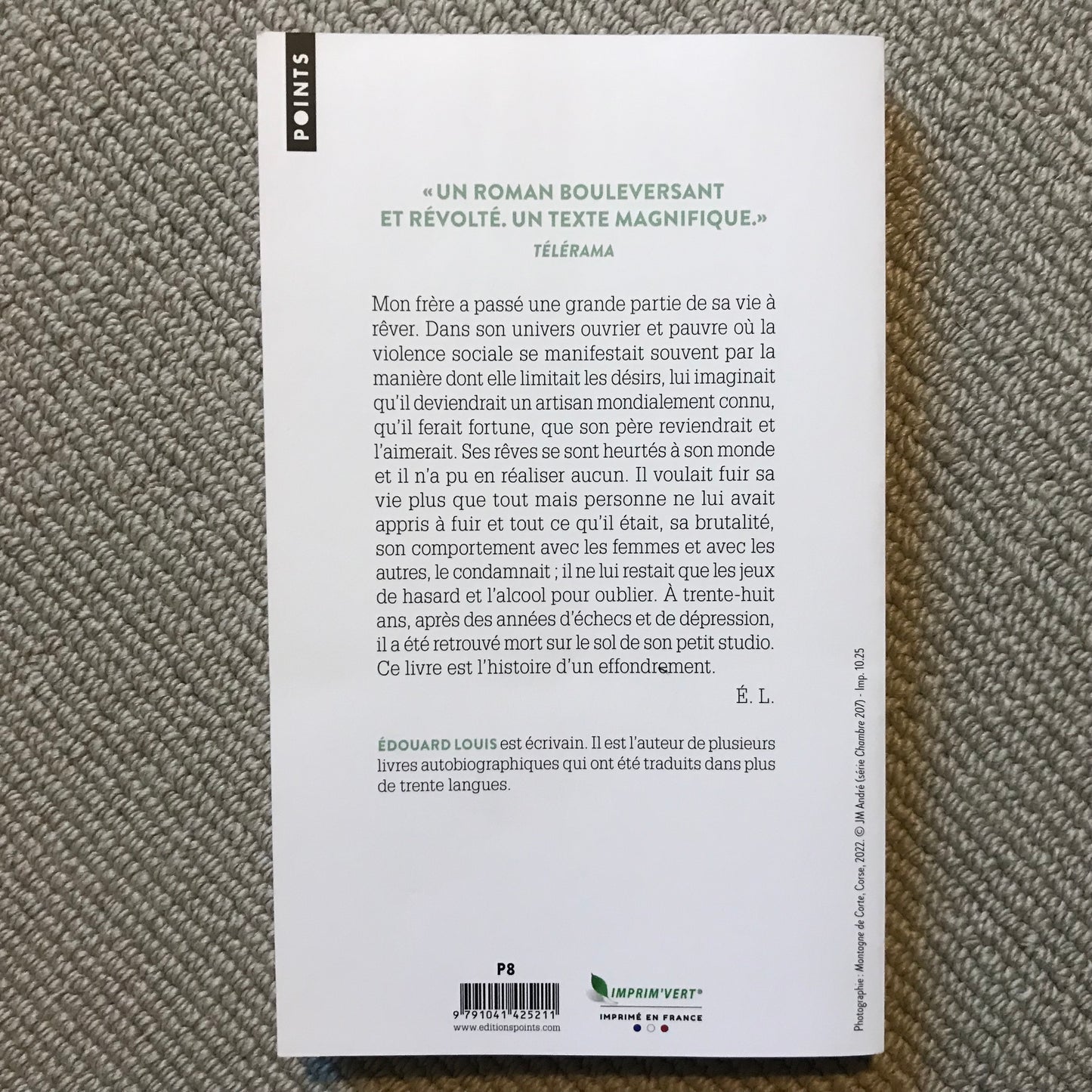 Louis, Edouard - L’effondrement