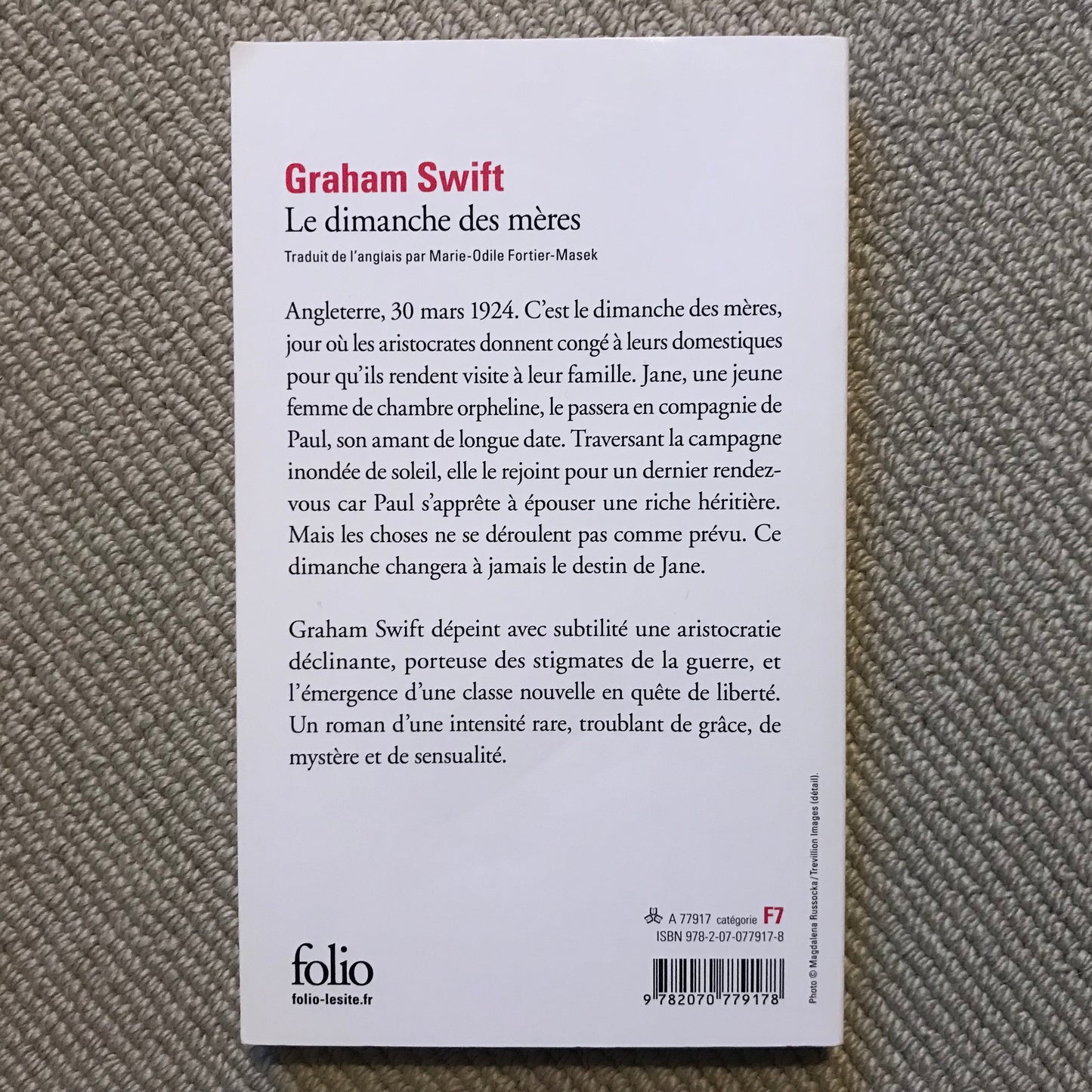 Swift, Graham - Le dimanche des mères