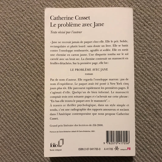 Cusset, Catherine - Le problème avec Jane