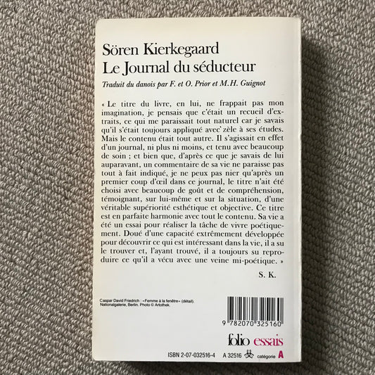 Kierkegaard, Sören - Le Journal du séducteur