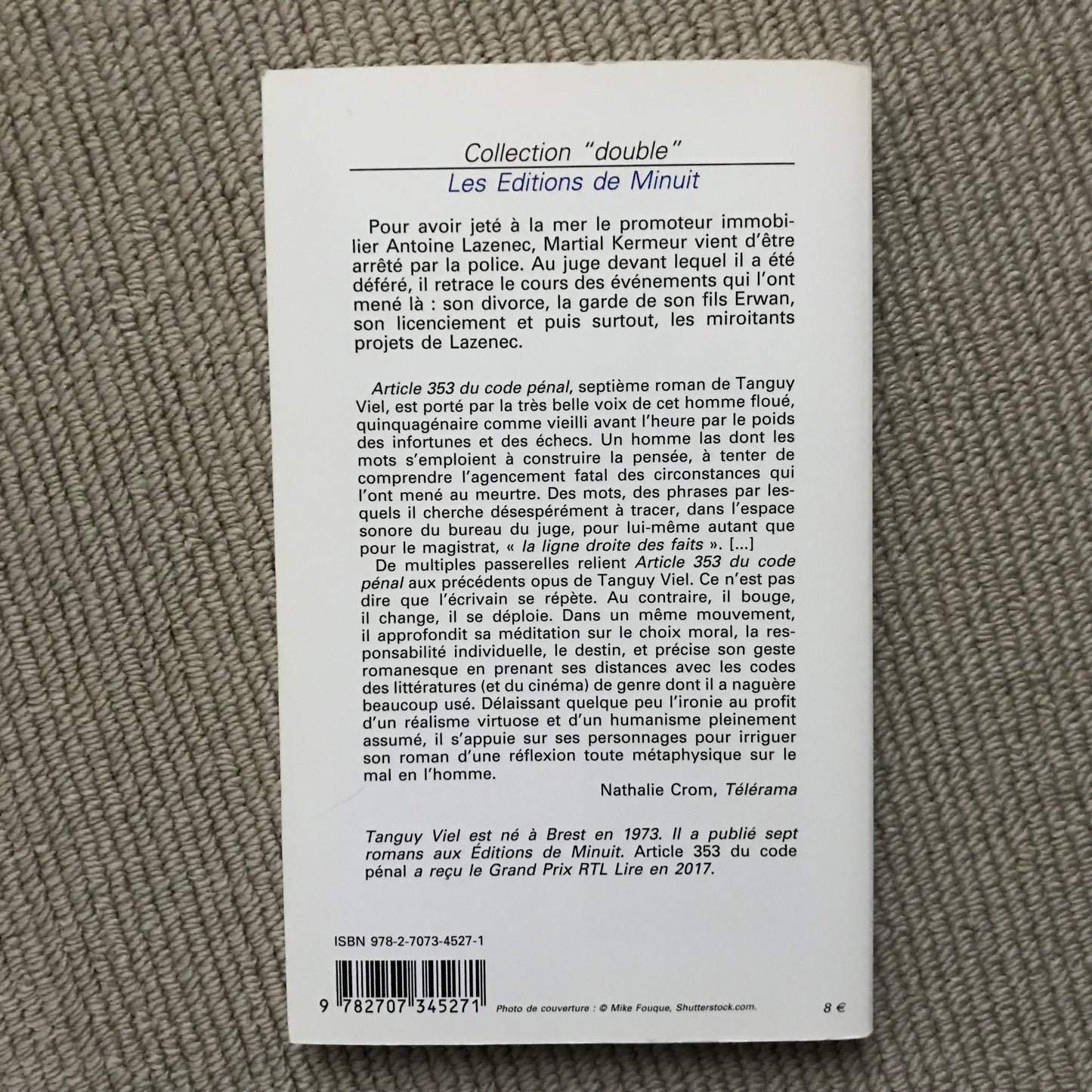 Viel, Tanguy - Article 353 du code pénal
