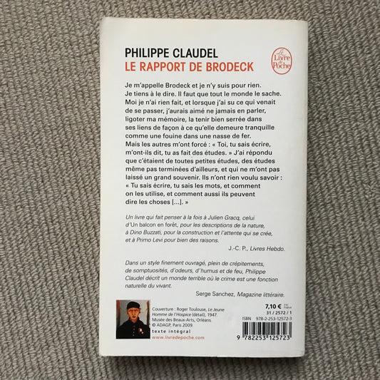 Claudel, Philippe - Le rapport de Brodeck