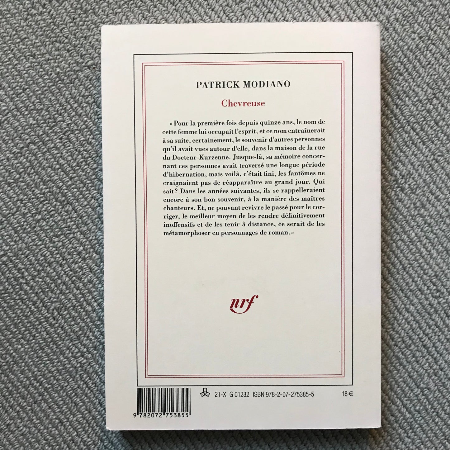 Modiano, Patrick - Chevreuse