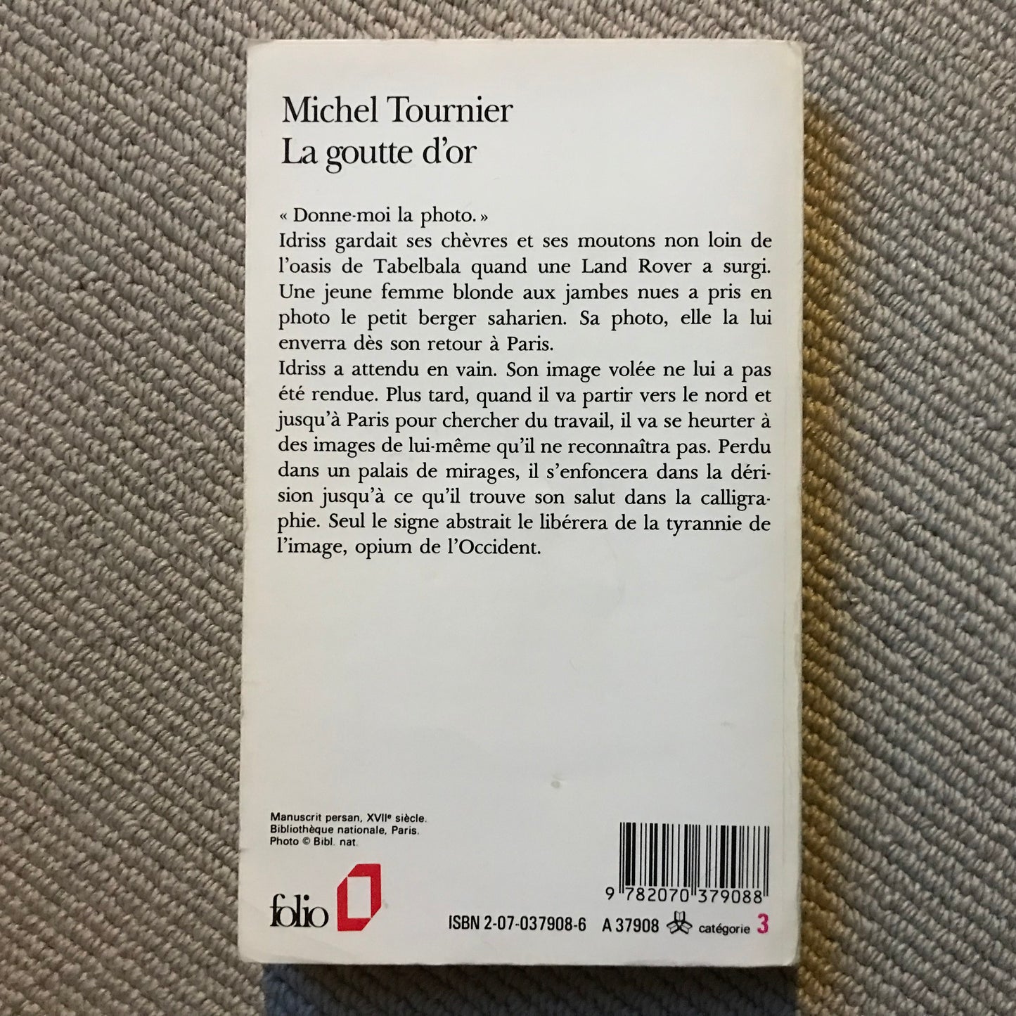 Tournier, Michel - La goutte d’or